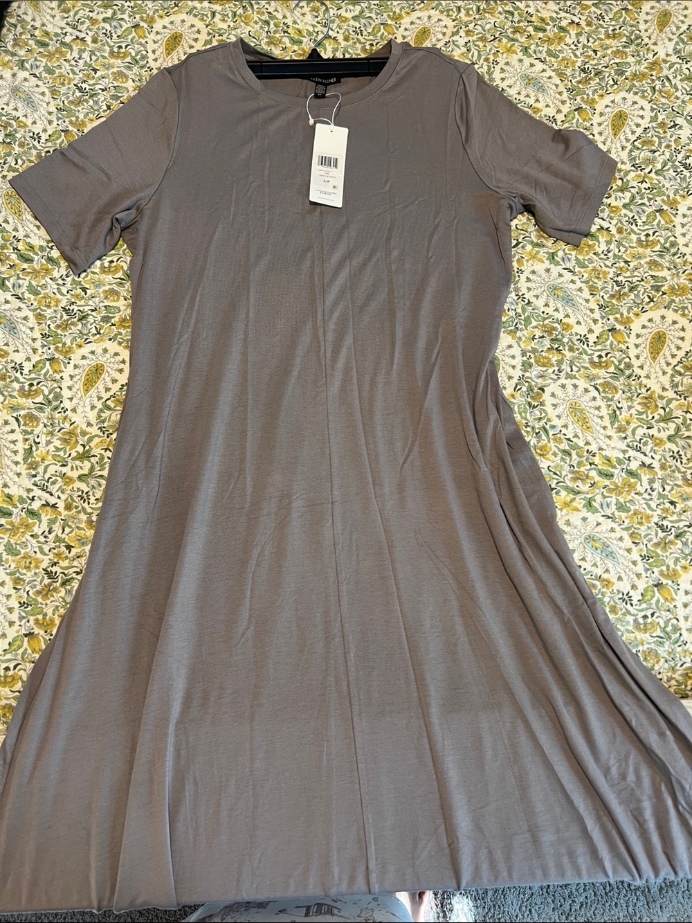 Eileen Fisher Casual Gray Women's Swing Dress